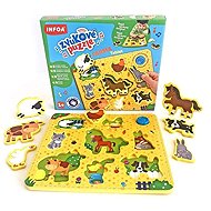 Zvukové puzzle Farma Tablet - vkládačka - 