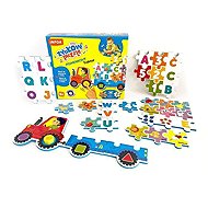 Zvukové puzzle Písmenkový traktor - 