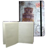 EDEN Notebook with eraser Pisa 14,5 × 21 cm - Journal