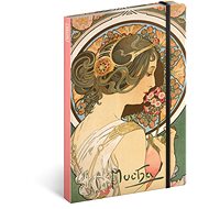 Alfons Mucha Petrklíč notes linkovaný - Diář