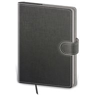 Notebook Flip M lined grey/grey - Journal