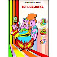 Fairy tale colouring page Three little pigs - Colouring Book