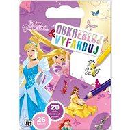 Draw and colour the Princesses - Colouring Book