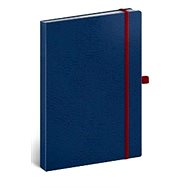 Notes Vivella tečkovaný modrý/červený - Diář