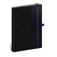 Notes Vivella tečkovaný černý/modrý - Diář
