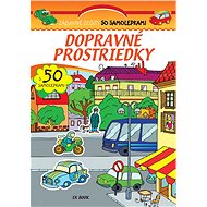 Dopravné prostriedky s 50 samolepkami - 
