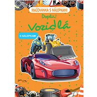Maľovanka s nálepkami Vozidlá: Doplň! - 