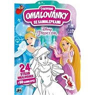 Shaped colouring book with stickers Princesses - Colouring Book
