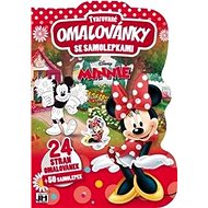 Shaped colouring book with Minnie stickers - Colouring Book