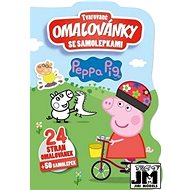 Shaped colouring book with stickers Peppa - Colouring Book