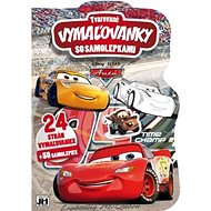 Shaped colouring book with stickers Cars - Colouring Book