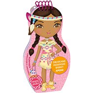 We dress Indian dolls APONI - Colouring Book