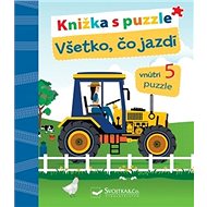 Kniha s puzzle Všetko, čo jazdí - Laura Teller