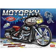 Motorky Turbo Motory: omalovánky + samolepky - 