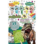 Activities with Rubber Dinosaurs - Colouring Book