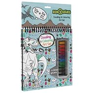 Block with gel lips Dinosaurs - Gel Pen 