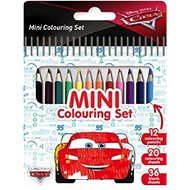 Mini notebook with crayons Cars - Colouring Book