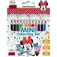 Mini notebook with Minnie crayons - Colouring Book