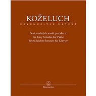 Šest snadných sonát pro klavír - Leopold Koželuh