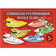Simple cut-out fast boats: paper model construction kit - Paper Crafts
