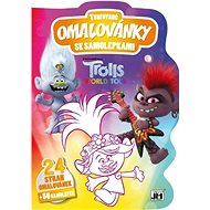 Shaped colouring book with stickers Trolls 2 - Colouring Book