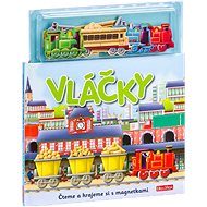 Vláčky: Knížka s magnetkami - 