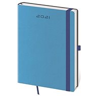 Diary 2021 daily A5 Flexies - blue - Planner