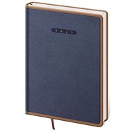 Diary 2021 weekly A5 Elegant - blue / brown - Planner