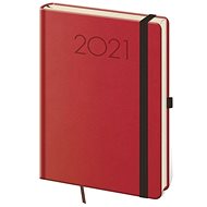 Diary 2021 weekly A5 New Praga - red - Planner