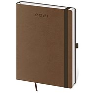 Diary 2021 weekly B6 Flexies - brown - Planner