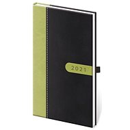 Diary 2021 weekly pocket Bora - black / green - Planner