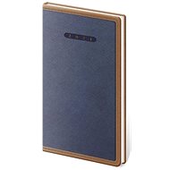 Diary 2021 weekly pocket Elegant - blue / brown - Planner
