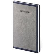 Diary 2021 weekly pocket Elegant - gray / blue - Planner