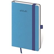 Diary 2021 weekly pocket Flexies - blue - Planner