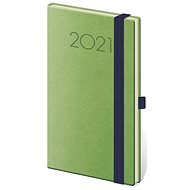 Diary 2021 weekly pocket New Praga - green - Planner