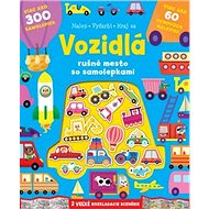 Vozidlá  rušné mesto so samolepkami - 