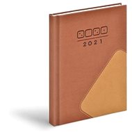 Diary 2021 D801 PU brown / light brown - Planner