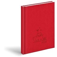 Diary 2021 D801 PU dark red - Planner