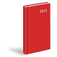 Diary 2021 D802 PVC Red 90x170 mm - Planner