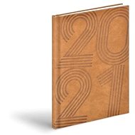 Diary 2021 T805 PU brown - Planner