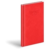 Diary 2021 T806 PU red 90x170 mm - Planner