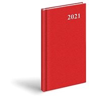 Diary 2021 T806 PVC Red 90x170 mm - Planner