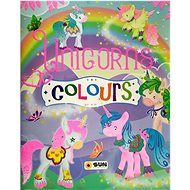 Unicorns colours: barevné s glitry - Omalovánky