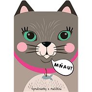 Coloring page with cat Meow! - Colouring Book