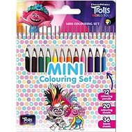 Mini notebook with crayons Trolls 2 - Colouring Book