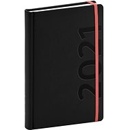 Daily diary Avilla 2021, black-orange - Planner