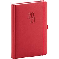 Daily diary Diamante 2021, red - Planner