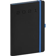 Daily diary Nox 2021, black-blue - Planner