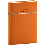 Daily diary Tomy 2021, orange-black - Planner