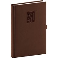 Daily diary Vivella Classic 2021, brown - Planner